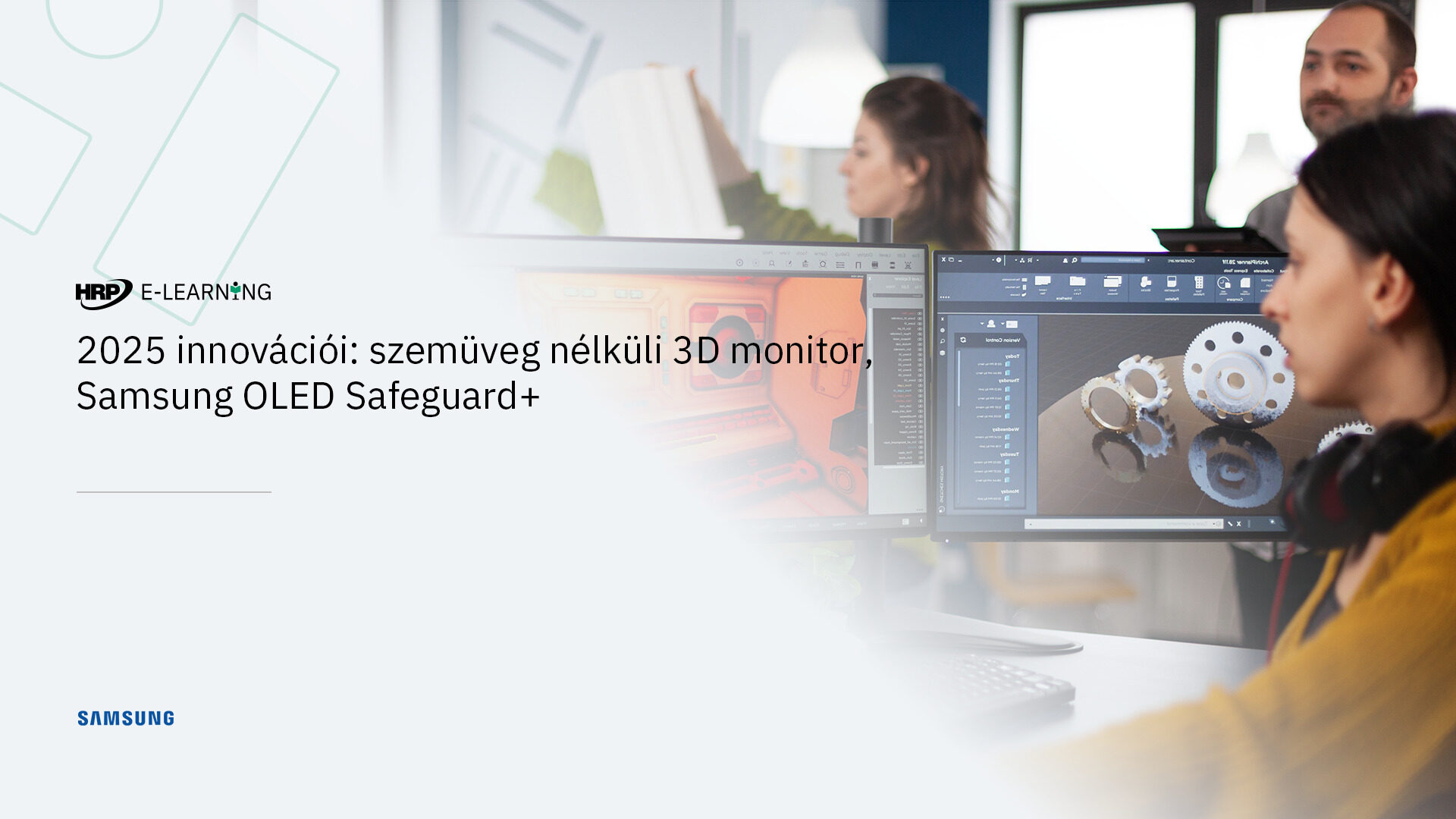 2025 innovációi: szemüveg nélküli 3D monitor, Samsung OLED Safeguard+