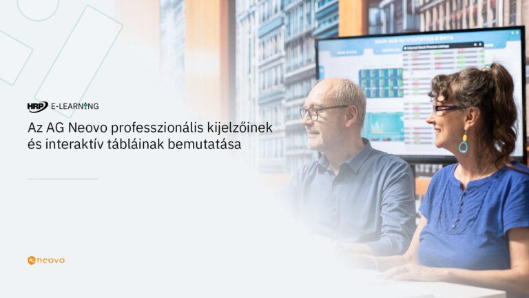 Az AG Neovo professzionális kijelzőinek és interaktív tábláinak bemutatása